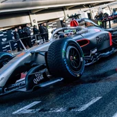 Los nuevos Audi, por fin sobre el asfalto de Montmeló Los nuevos Audi, por fin sobre el asfalto de Montmeló