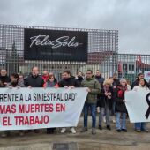 Concentración de CCOO en Valdepeñas