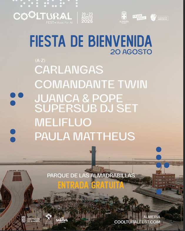 Cooltural Fest publica fecha y cartel para su fiesta de bienvenida Cooltural Fest publica fecha y cartel para su fiesta de bienvenida