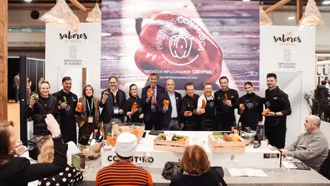 Presentaciones en el stand de 'Sabores Almería' en Madrid Fusión Presentaciones en el stand de 'Sabores Almería' en Madrid Fusión