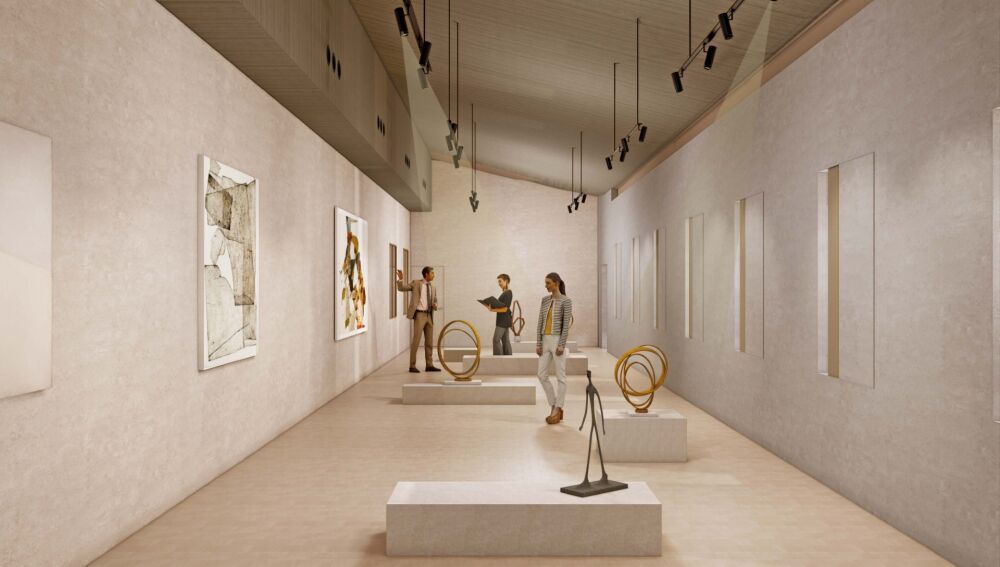 Simulación del nuevo Centro Cultural de Clarisas de Elche.