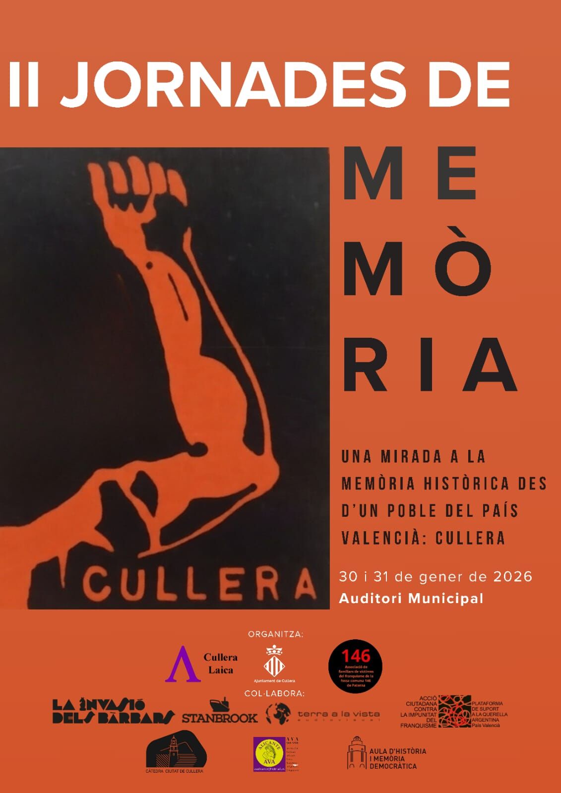 II Jornadas de Memoria Democrática de Cullera II Jornadas de Memoria Democrática de Cullera