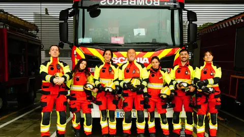 El Parque de Bomberos de Don Benito-Villanueva registra su primer turno con más mujeres que hombres El Parque de Bomberos de Don Benito-Villanueva registra su primer turno con más mujeres que hombres