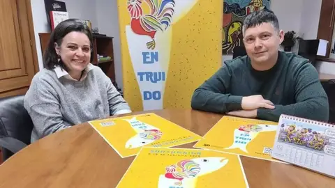 Rosana Comesaña e Manu Lourenzo, concelleira e alcalde de Soutomaior O entruido en Soutomaior quenta motores cun programa marcado polo baile, tradición e gastronomía