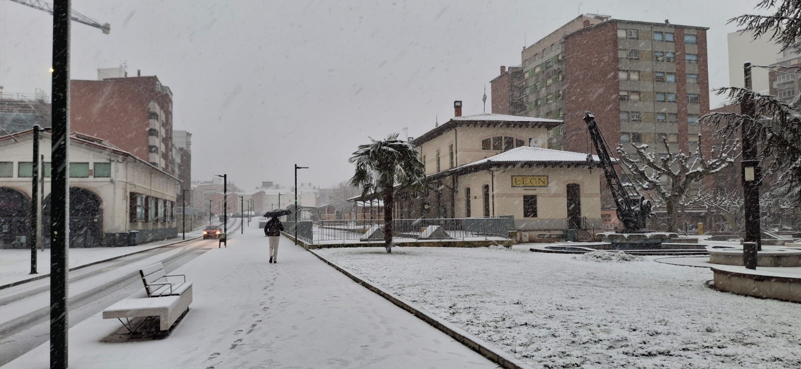 Así vive León la 'nevadona' que trae la Borrasca Kristin Así vive León la 'nevadona' que trae la Borrasca Kristin