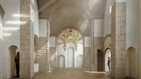 Simulación del nuevo Centro Cultural de Clarisas de Elche. Simulación del nuevo Centro Cultural de Clarisas de Elche.