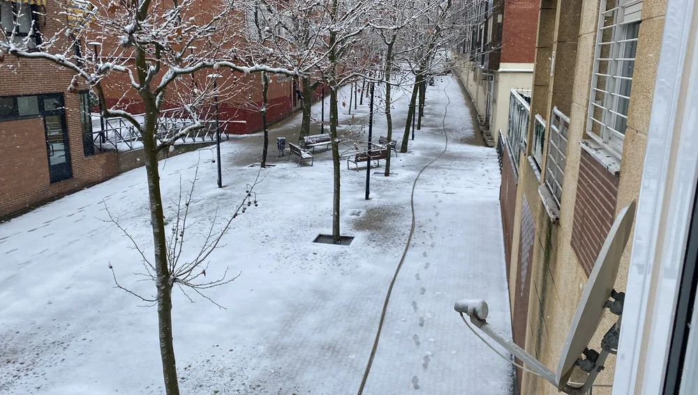 Nevada en San Sebastián de los Reyes (Madrid). Nevada en San Sebastián de los Reyes (Madrid).