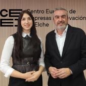 Directora y Presidente del CEEI Elche 