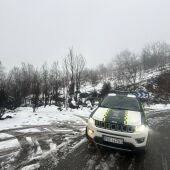 Ocho carreteras de la provincia de Cáceres están afectadas en su circulación por nieve o acumulación de agua