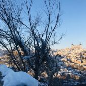 Archivo - Toledo desde el Valle tras un temporal de nieve