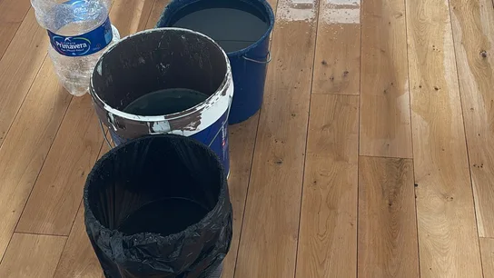 Cubos y goteras en el edificio de los juzgados de Almagro Cubos y goteras en el edificio de los juzgados de Almagro