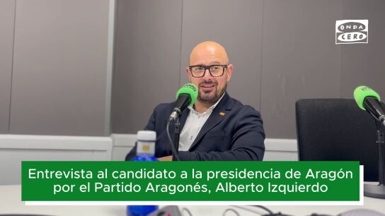 Alberto Izquierdo, candidato del PAR en Arag&oacute;n: 
