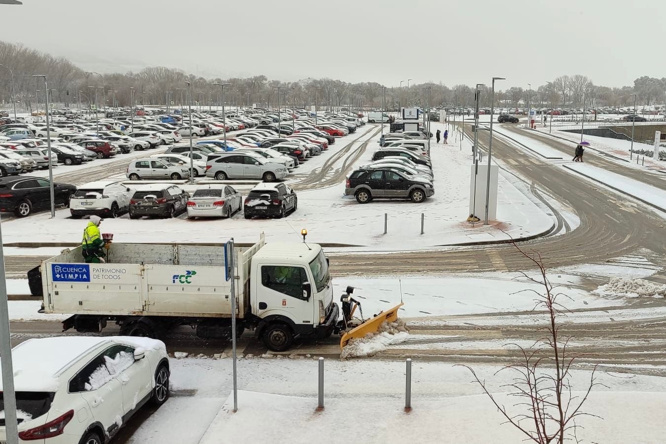 La nieve cubre de blanco Cuenca en la festividad del patrón, San Julián La nieve cubre de blanco Cuenca en la festividad del patrón, San Julián