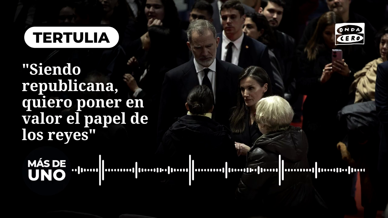 Mamen Mendizábal, sobre el funeral de las víctimas de Adamuz: "Siendo republicana, quiero poner en valor el papel de los reyes" Mamen Mendizábal, sobre el funeral de las víctimas de Adamuz: "Siendo republicana, quiero poner en valor el papel de los reyes"