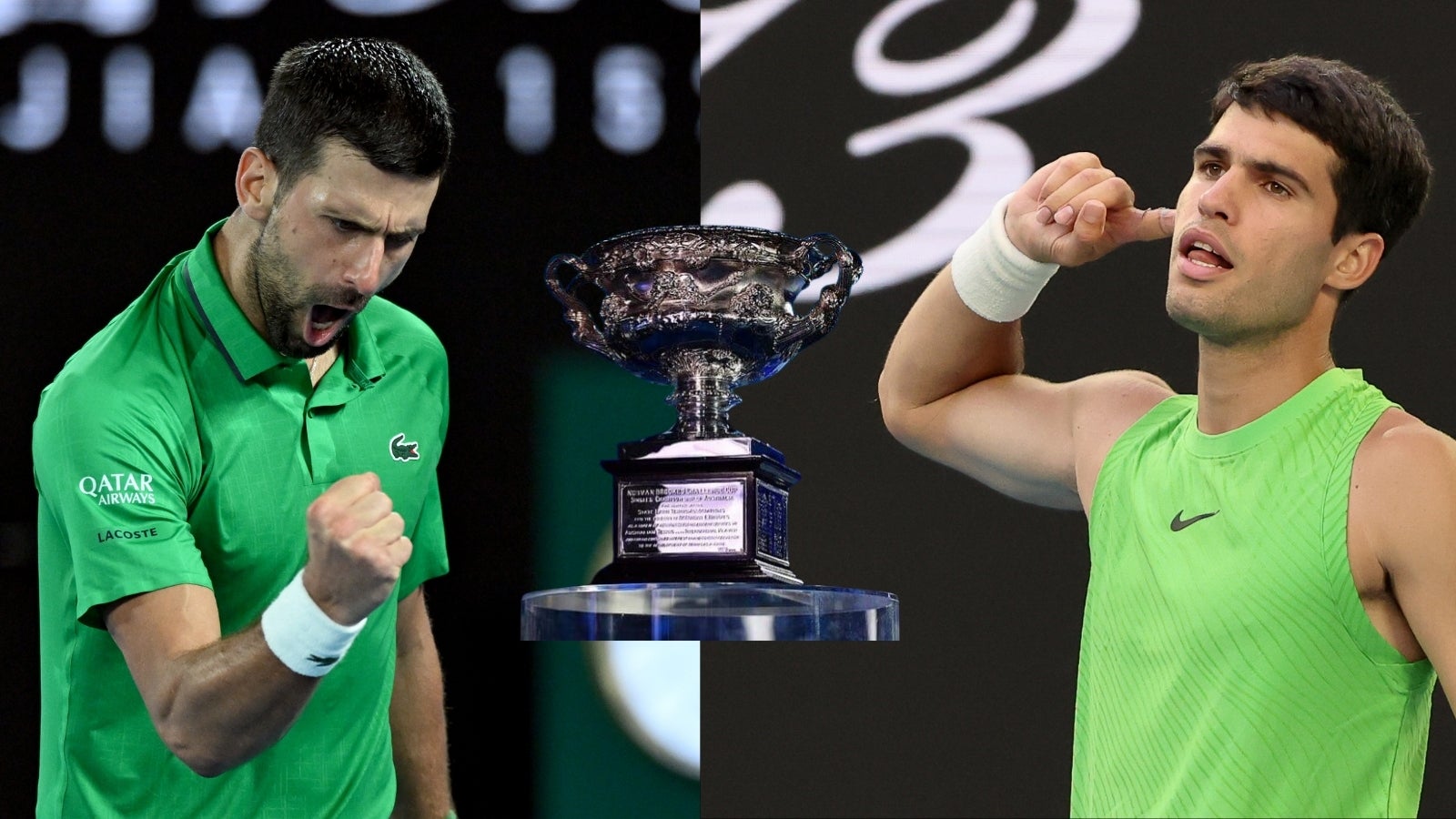 Alcaraz vs Djokovic en Melbourne: el choque generacional por el trono del tenis Alcaraz vs Djokovic en Melbourne: el choque generacional por el trono del tenis