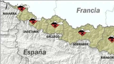 Precaución por aludes en el Pirineo: evitar terrenos umbríos en cotas altas La AEMET emite un boletín de peligro de aludes