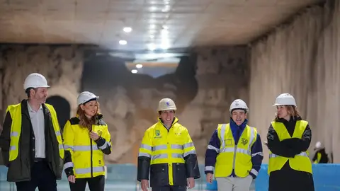 El alcalde Almeida en las obras de soterramiento de la A-5 El alcalde Almeida en las obras de soterramiento de la A-5