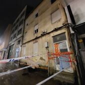 Trasladado a la unidad de quemados de A Coruña el hombre herido tras una explosión de gas en Santiago