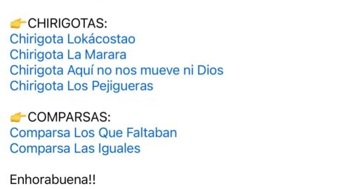 Finalistas COAM 2026