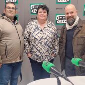 Pepe Esquerdo y José Vicente Bonete en los estudios de Onda Cero Marina Baixa