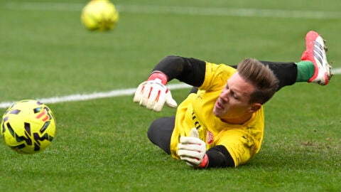 El portero del Girona Marc-Andr&eacute; ter Stegen 