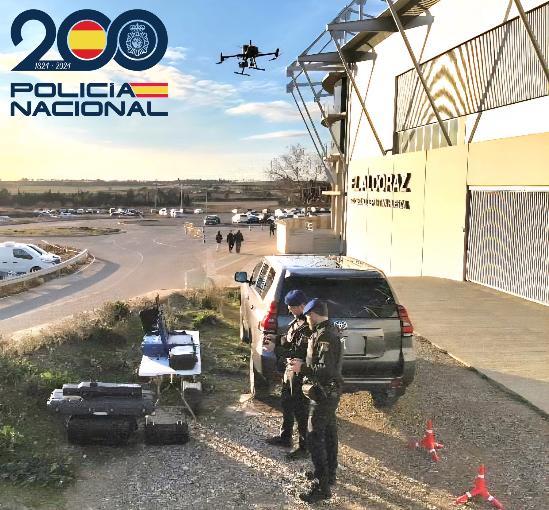 La Comisaría de Huesca incorpora un dron para reforzar la seguridad ciudadana La Comisaría de Huesca incorpora un dron para reforzar la seguridad ciudadana