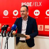 Héctor Diez, portavoz del PSOE en el Ayuntamiento de Elche. 