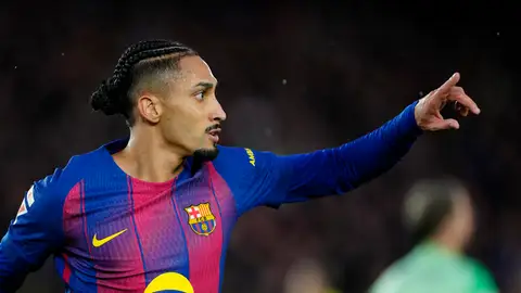 Raphinha estará una semana de baja por una sobrecarga muscular Raphinha estará una semana de baja por una sobrecarga muscular