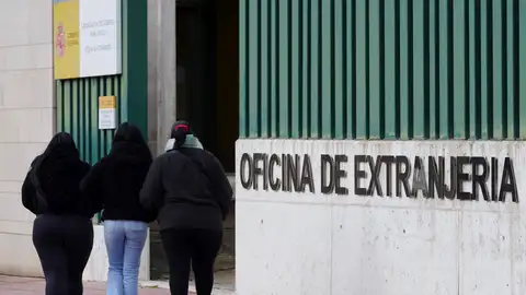 Vista de una oficina de Extranjería Vista de una oficina de Extranjería en Valladolid.