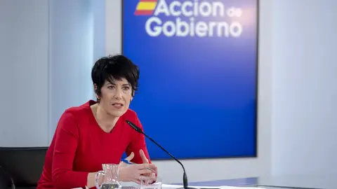 La ministra de Inclusión Seguridad Social y Migracioneas y portavoz del Gobierno, Elma Saiz, durante una rueda de prensa tras el Consejo de Ministros La ministra de Inclusión Seguridad Social y Migracioneas y portavoz del Gobierno, Elma Saiz, durante una rueda de prensa tras el Consejo de Ministros