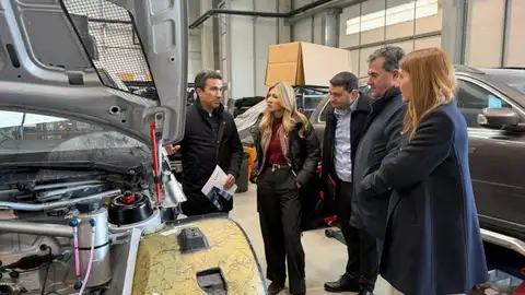Mar Vaquero visita el Technopark de Alcañiz MOTORLAND