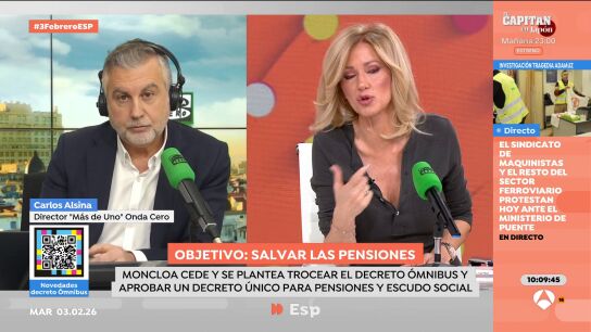 Alsina, sobre el acuerdo entre el PNV y el Gobierno: "Entiendo que los grupos de izquierda no lo van a respaldar"