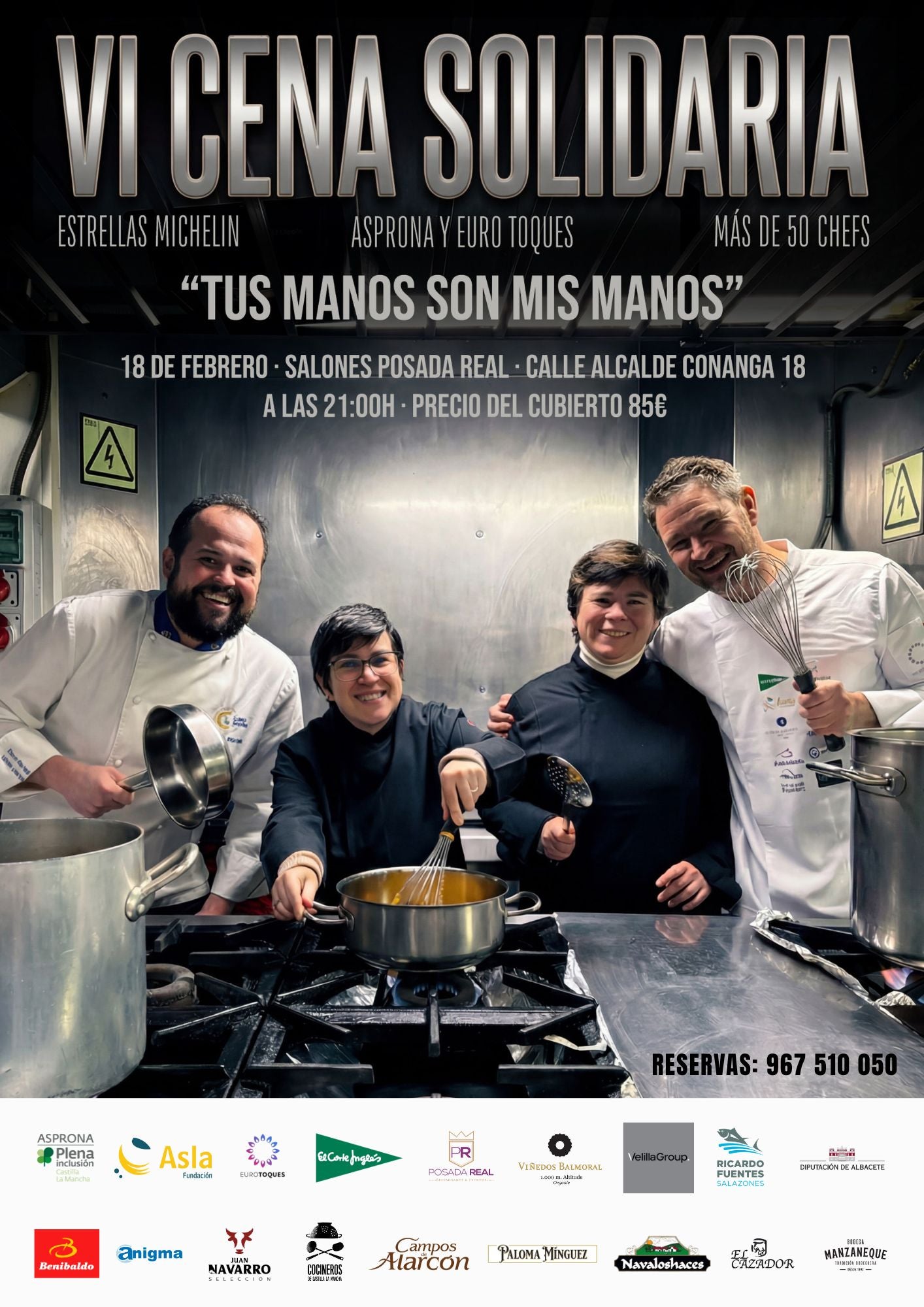 50 chefs se unirán por la causa solidaria de Asprona 50 chefs se unirán por la causa solidaria de Asprona