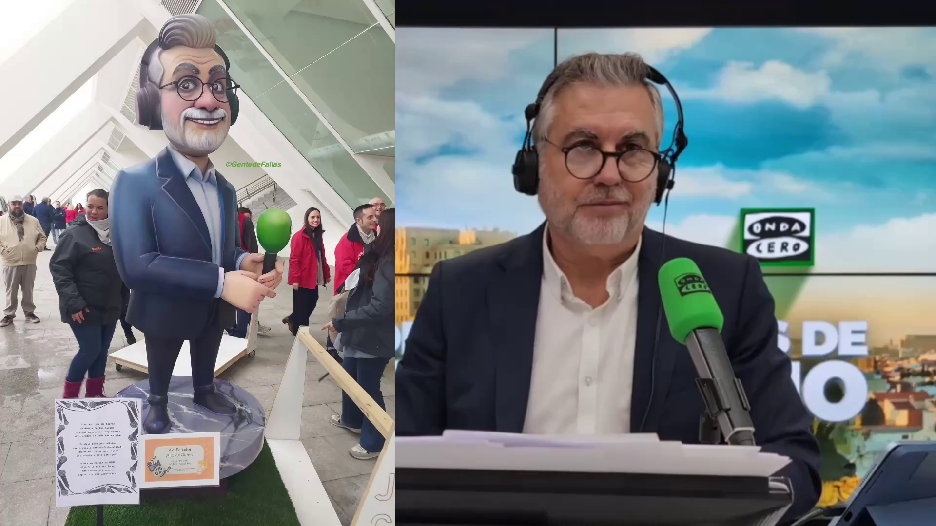 Carlos Alsina ya tiene un ninot en las fallas de Valencia: "Esto viene a ser la consagración real de una carrera profesional" Carlos Alsina ya tiene un ninot en las fallas de Valencia: "Esto viene a ser la consagración real de una carrera profesional"