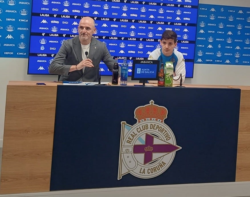 Fernando Soriano presentó a Riki y analizó el mercado de invierno del Deportivo Fernando Soriano presentó a Riki y analizó el mercado de invierno del Deportivo