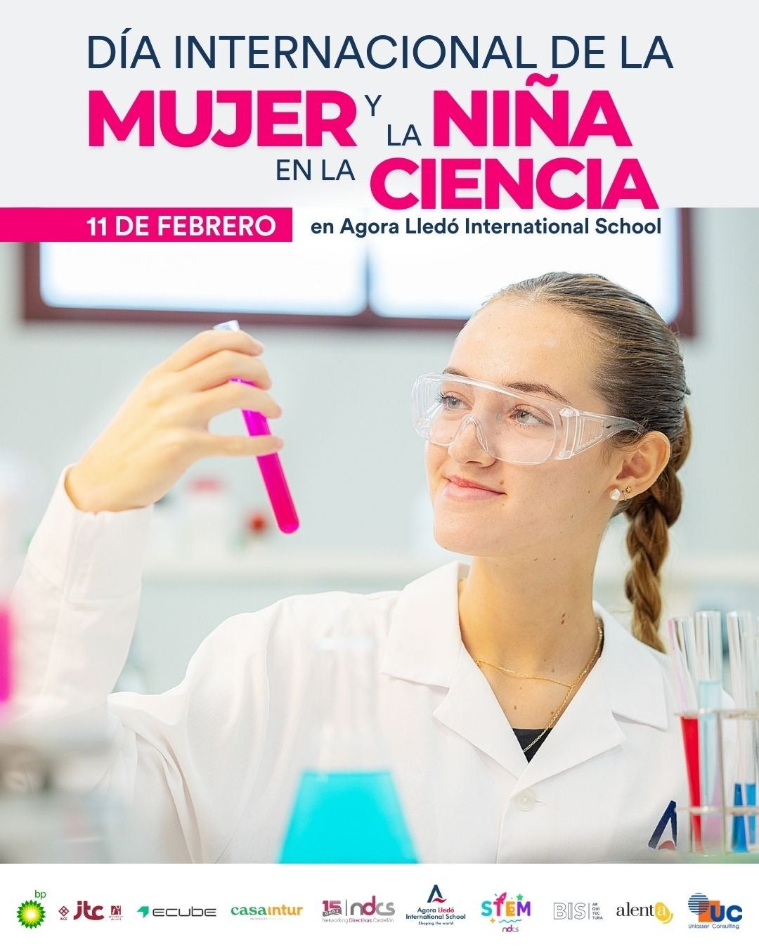 Agora Lledó International School y Networking Directivas Castellón celebrarán Día Internacional de la Mujer y la Niña en la Ciencia Agora Lledó International School y Networking Directivas Castellón celebrarán Día Internacional de la Mujer y la Niña en la Ciencia