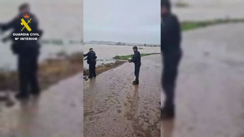 Corte de acceso en las proximidades del río Guadalete, en Jerez