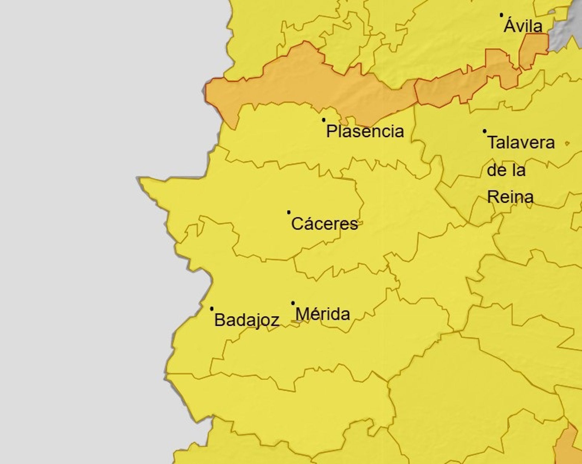 Suspenden las clases en varias comarcas del norte de Cáceres este jueves por el viento y la lluvia Suspenden las clases en varias comarcas del norte de Cáceres este jueves por el viento y la lluvia