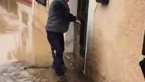 Inundaciones en la pedanía Ventas De Santa Barbara de Loja (Granada)