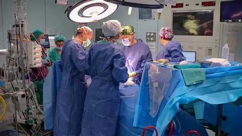 Imagen de una de las intervenciones trasplantes