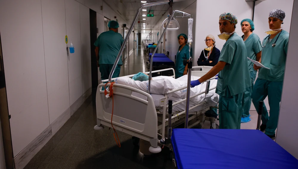 Equipo médico del Hospital de Sant Pau, Barcelona. Equipo médico del Hospital de Sant Pau, Barcelona.