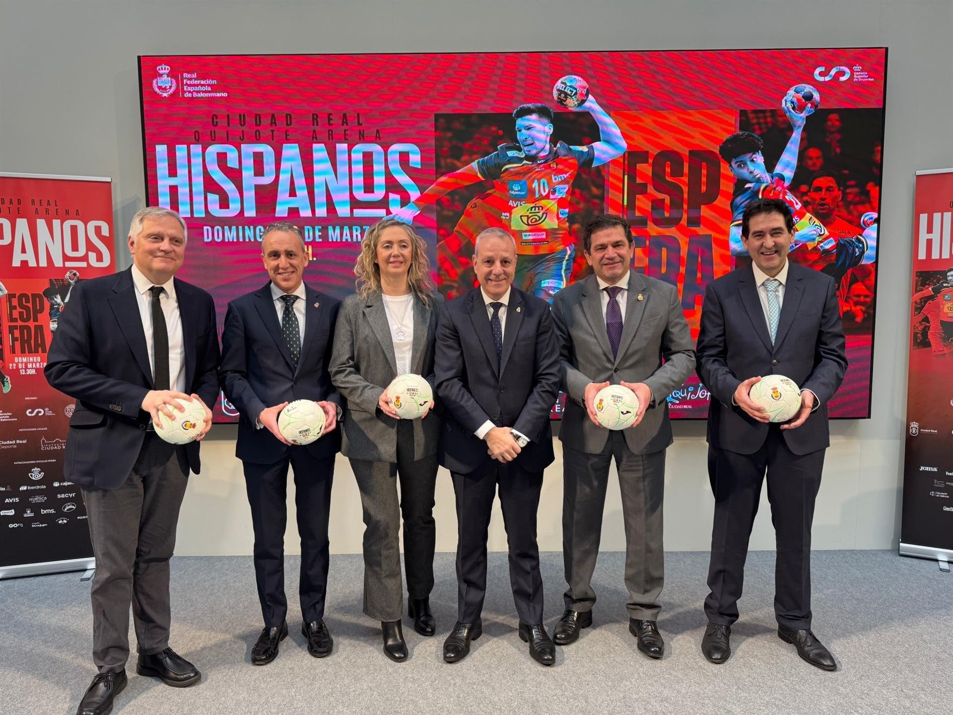 Los Hispanos vuelven al Quijote Arena de Ciudad Real con un partido contra Francia el próximo 22 de marzo Los Hispanos vuelven al Quijote Arena de Ciudad Real con un partido contra Francia el próximo 22 de marzo