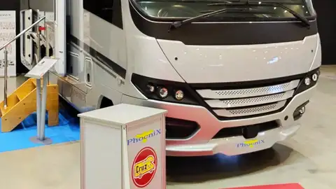 Una autocaravana en un expositor de Caravaning Alicante 2026. Una autocaravana en un expositor de Caravaning Alicante 2026.