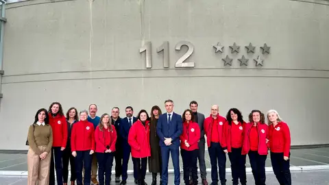 El consejero de Medio Ambiente, Agricultura e Interior, Carlos Novillo, en la sede de la ASEM 112 El consejero de Medio Ambiente, Agricultura e Interior, Carlos Novillo, en la sede de la ASEM 112