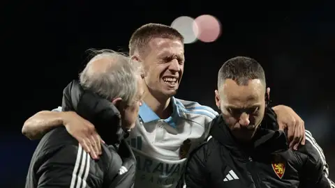 Cumic se tenía que retirar lesionado ante el Eibar Cumic se tenía que retirar lesionado ante el Eibar