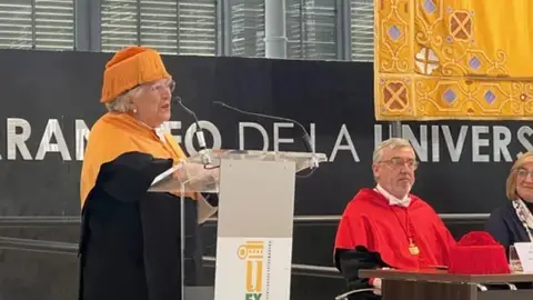La socióloga María Ángeles Durán, investida Doctora Honoris Causa por la Universidad de Extremadura La socióloga María Ángeles Durán, investida Doctora Honoris Causa por la Universidad de Extremadura