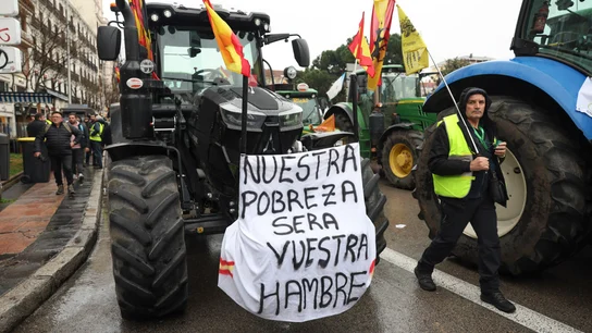 Marcha de cientos de tractores y agricultores por el centro de Madrid Marcha de cientos de tractores y agricultores por el centro de Madrid/ EFE/ Kiko Huesca