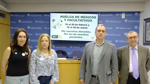 Forniés, Mercedes Ortín (CESM Aragón), Martínez y Leandro Catalán (FASAMET) Forniés, Mercedes Ortín (CESM Aragón), Martínez y Leandro Catalán (FASAMET)