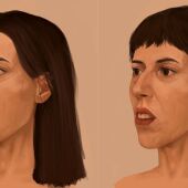 El retrato robot de la mujer difundido por la Guardia Civil