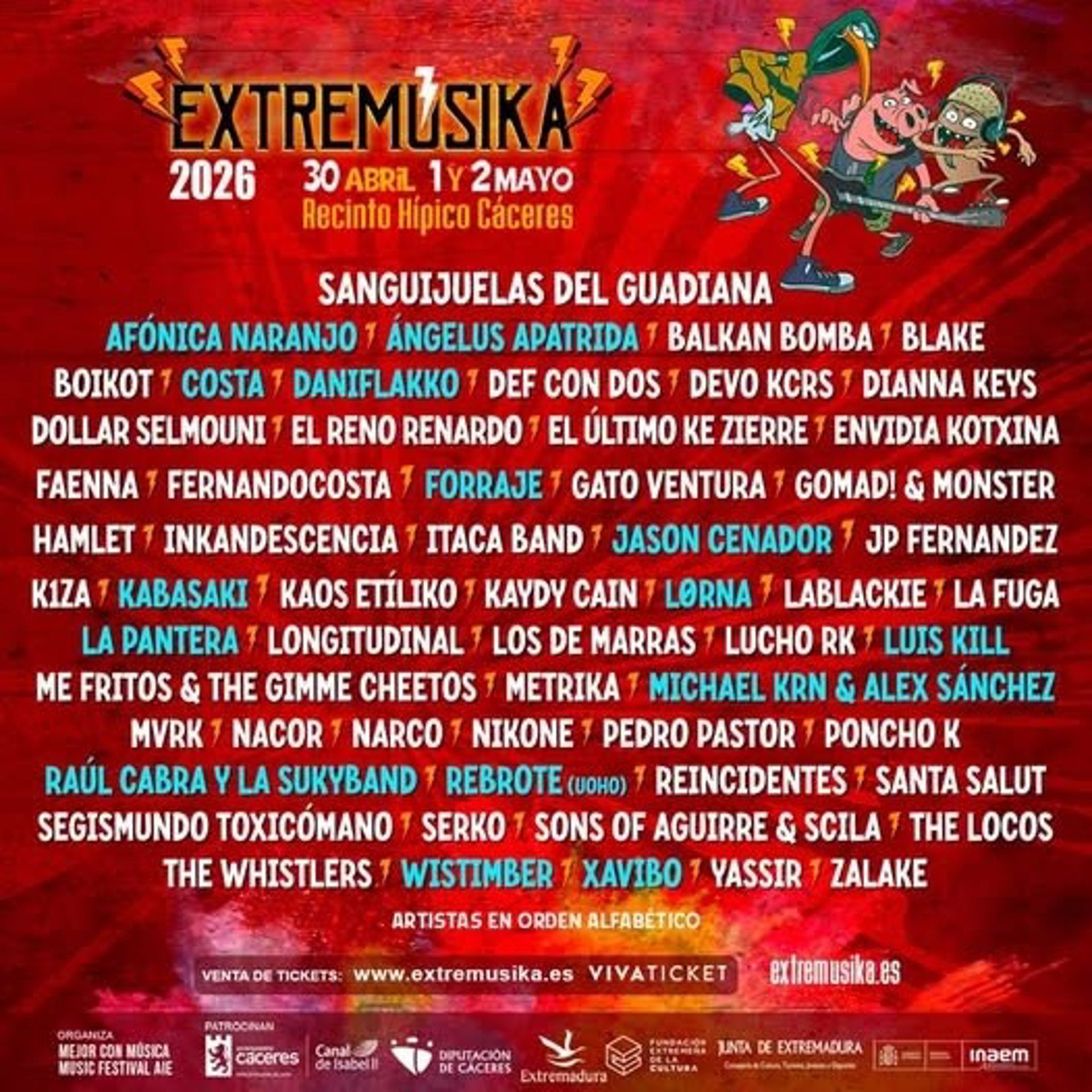 El festival Extremúsika de Cáceres cierra cartel con la incorporación de Rebrote, el proyecto de Iñaki Antón 'Uoho' El festival Extremúsika de Cáceres cierra cartel con la incorporación de Rebrote, el proyecto de Iñaki Antón 'Uoho'